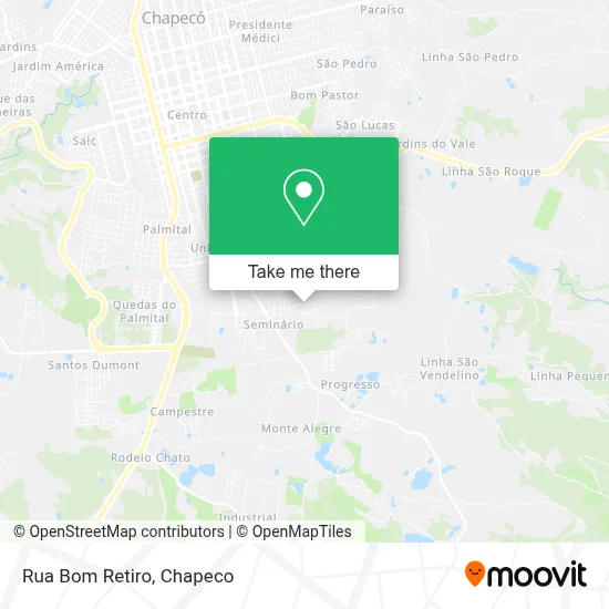 Rua Bom Retiro map