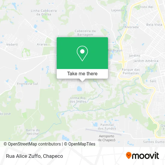 Rua Alice Zuffo map