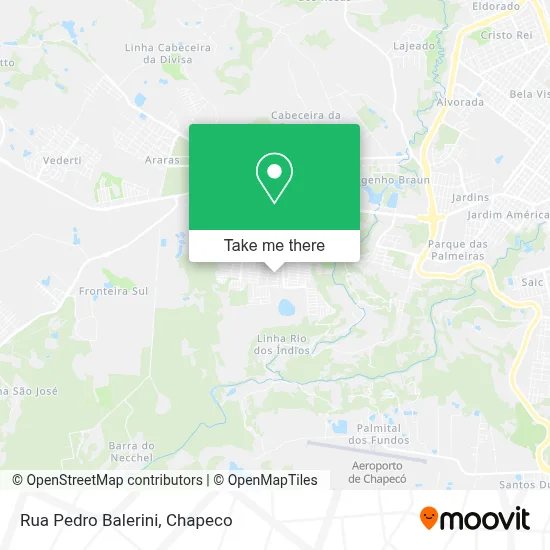 Rua Pedro Balerini map