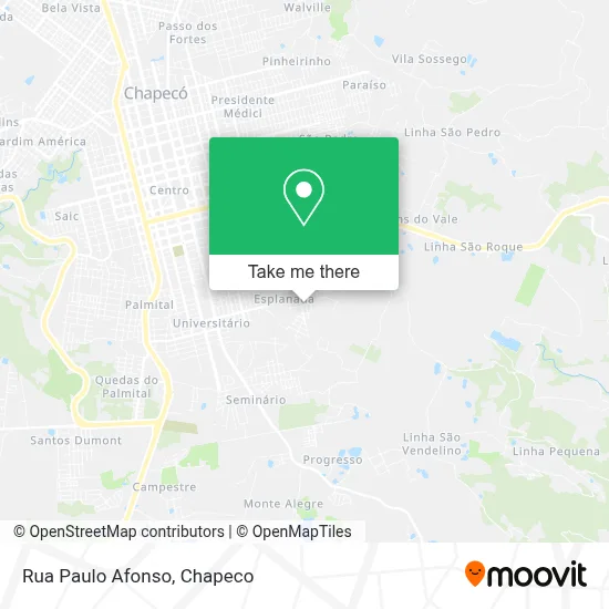 Rua Paulo Afonso map