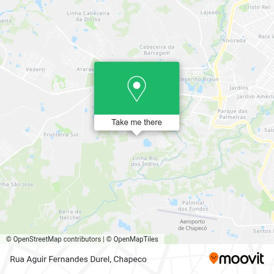 Rua Aguir Fernandes Durel map