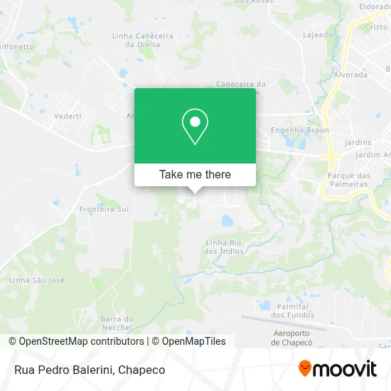 Rua Pedro Balerini map