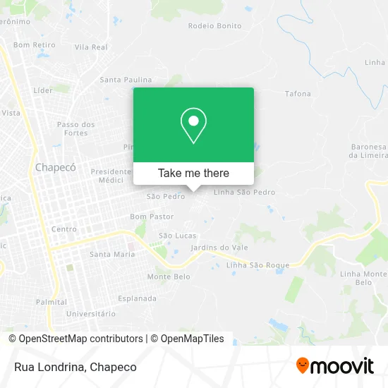 Rua Londrina map