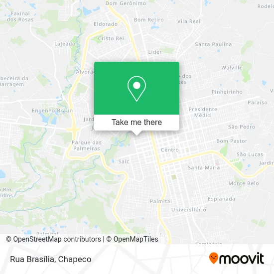 Rua Brasília map