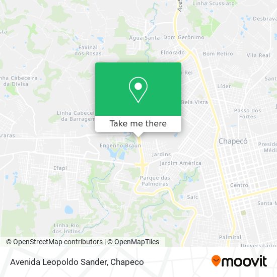 Avenida Leopoldo Sander map