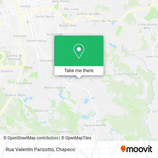 Rua Valentin Parizotto map