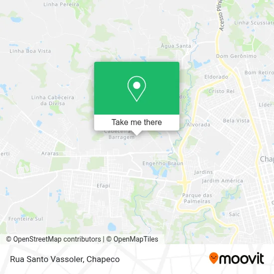 Rua Santo Vassoler map