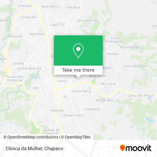 Clinica da Mulher map