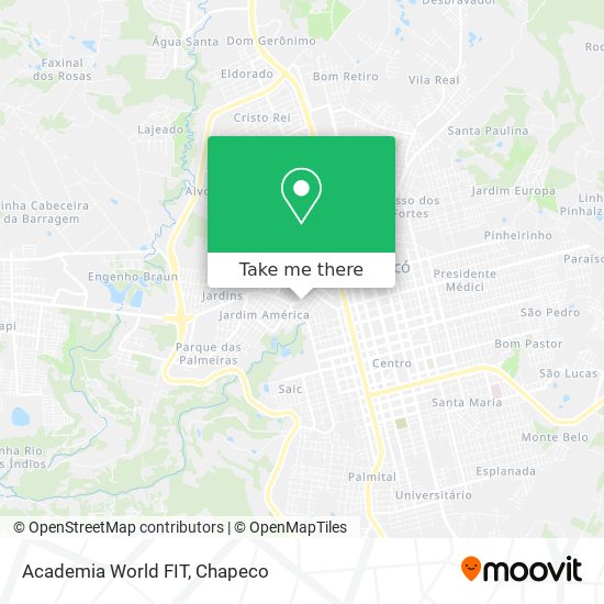 Academia World FIT map