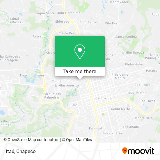 Itaú map