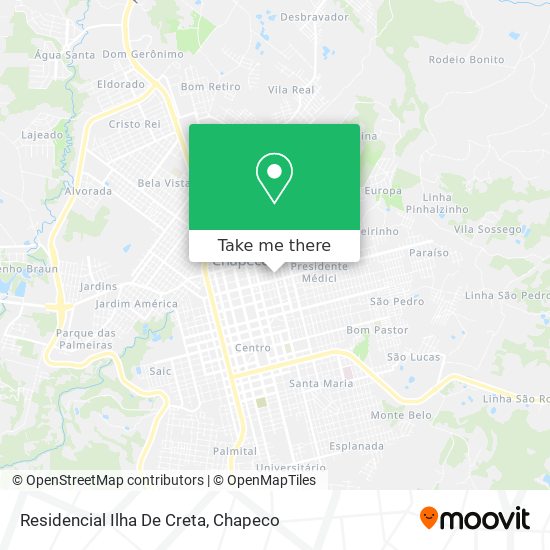Residencial Ilha De Creta map