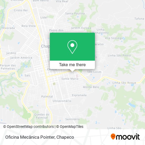 Oficina Mecânica Pointer map
