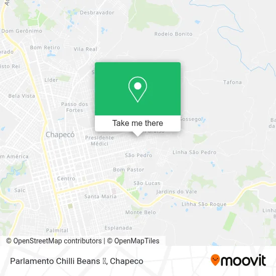 Parlamento Chilli Beans 🌶 map