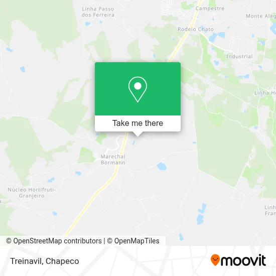 Treinavil map