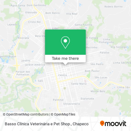 Basso Clínica Veterinária e Pet Shop. map