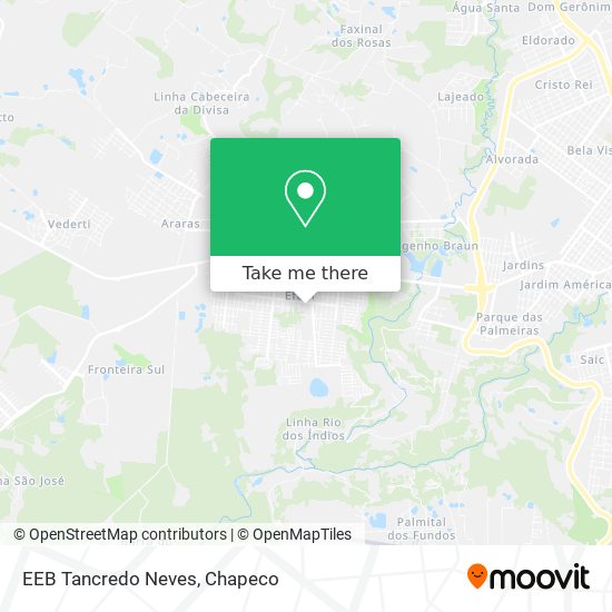 EEB Tancredo Neves map