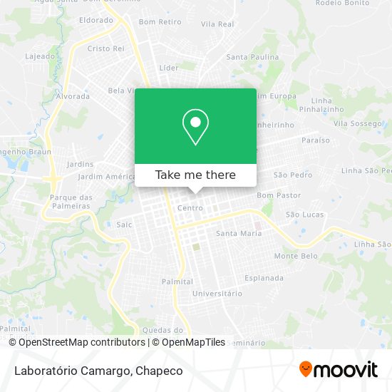 Laboratório Camargo map