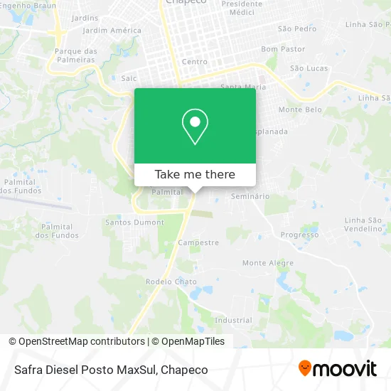 Safra Diesel Posto MaxSul map