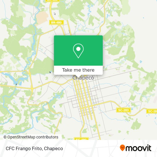 CFC Frango Frito map