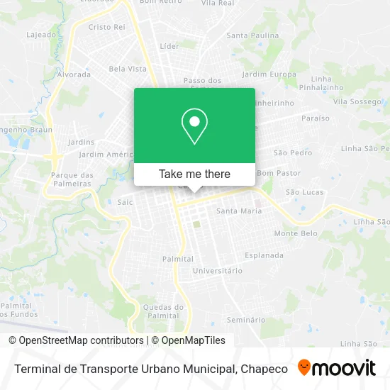 Terminal de Transporte Urbano Municipal map