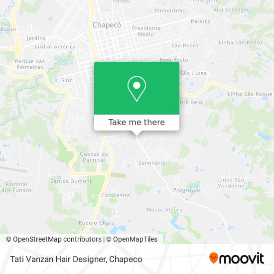 Tati Vanzan Hair Designer map