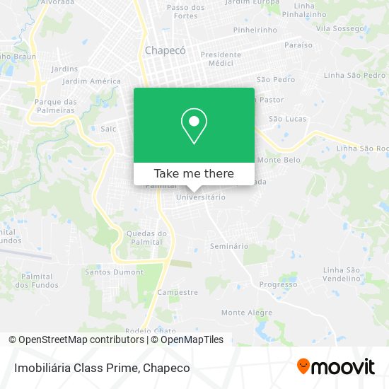 Imobiliária Class Prime map