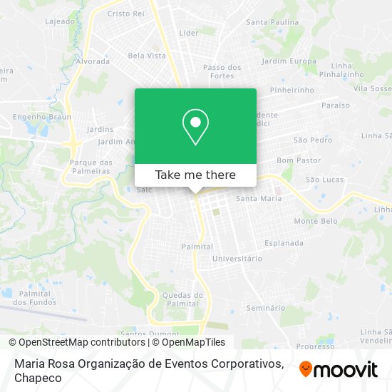 Maria Rosa Organização de Eventos Corporativos map