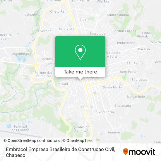 Embracol Empresa Brasileira de Construcao Civil map