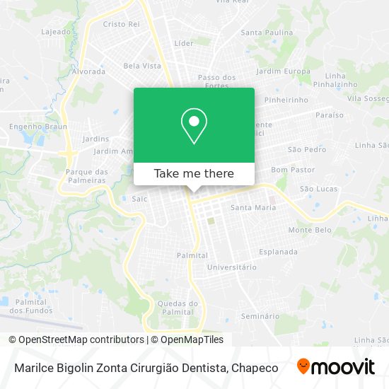 Marilce Bigolin Zonta Cirurgião Dentista map