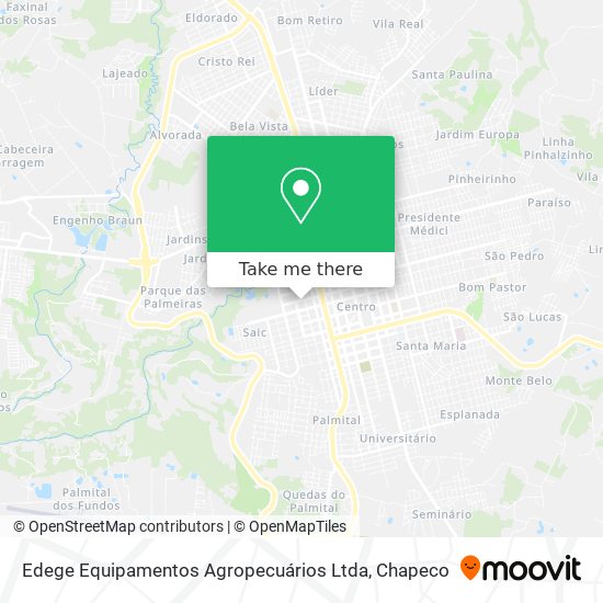 Edege Equipamentos Agropecuários Ltda map