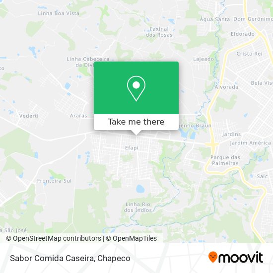 Sabor Comida Caseira map