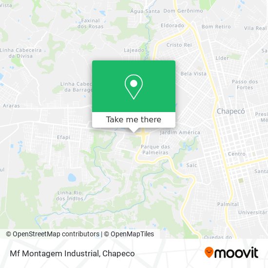 Mf Montagem Industrial map