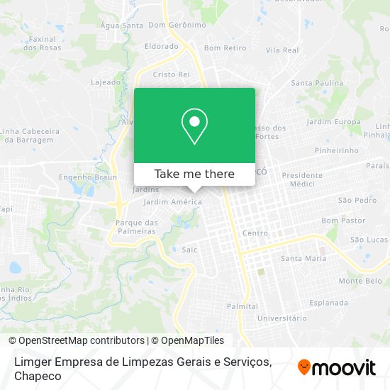 Limger Empresa de Limpezas Gerais e Serviços map