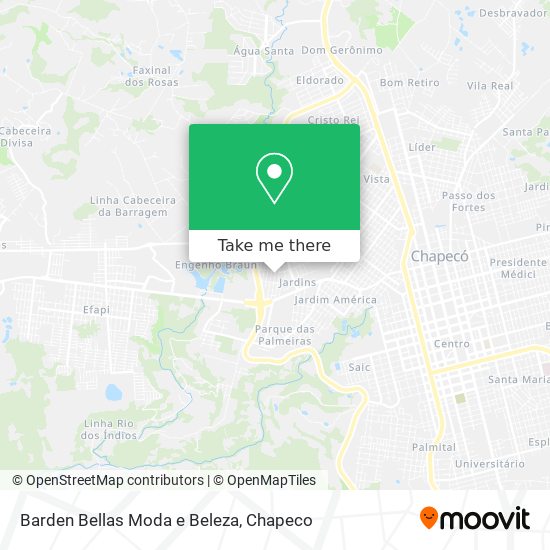 Barden Bellas Moda e Beleza map