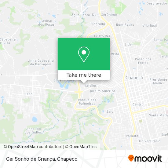 Cei Sonho de Criança map