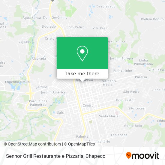 Senhor Grill Restaurante e Pizzaria map