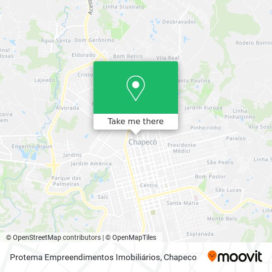 Protema Empreendimentos Imobiliários map