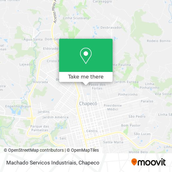 Machado Servicos Industriais map