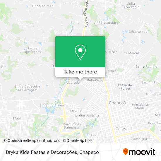 Dryka Kids Festas e Decorações map