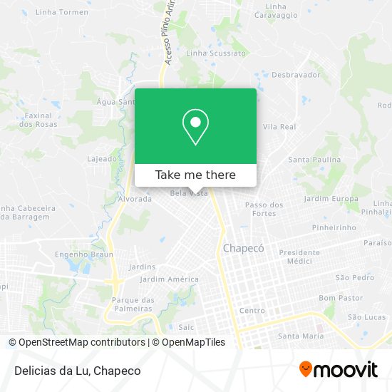 Delicias da Lu map