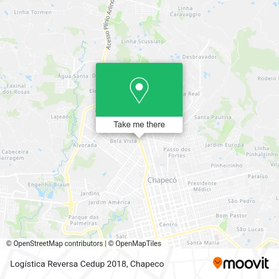 Logística Reversa Cedup 2018 map