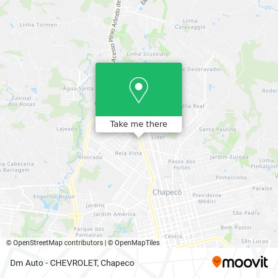 Mapa Dm Auto - CHEVROLET