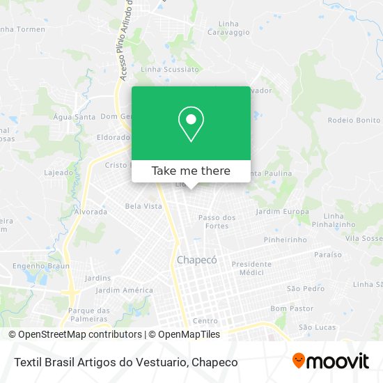 Textil Brasil Artigos do Vestuario map