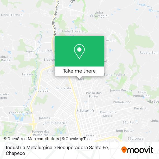 Industria Metalurgica e Recuperadora Santa Fe map