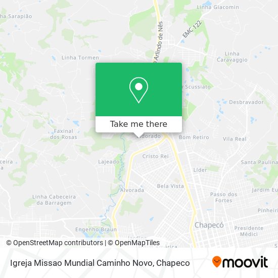Igreja Missao Mundial Caminho Novo map