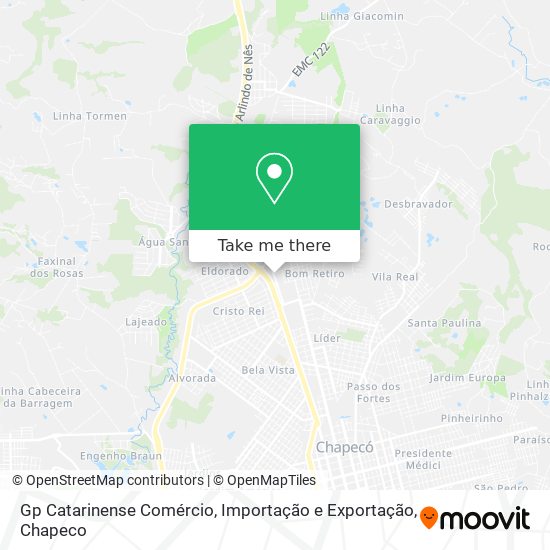 Gp Catarinense Comércio, Importação e Exportação map