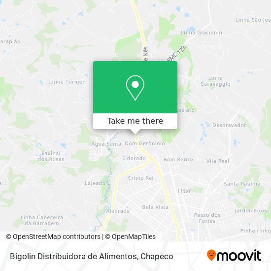 Bigolin Distribuidora de Alimentos map