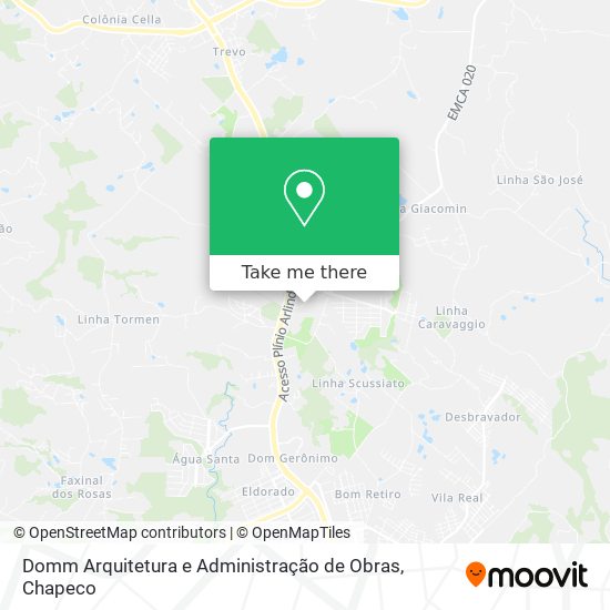 Domm Arquitetura e Administração de Obras map