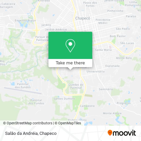 Salão da Andréia map