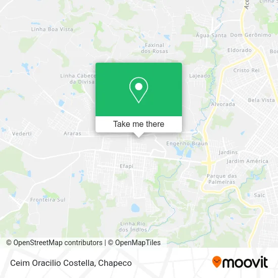 Ceim Oracilio Costella map